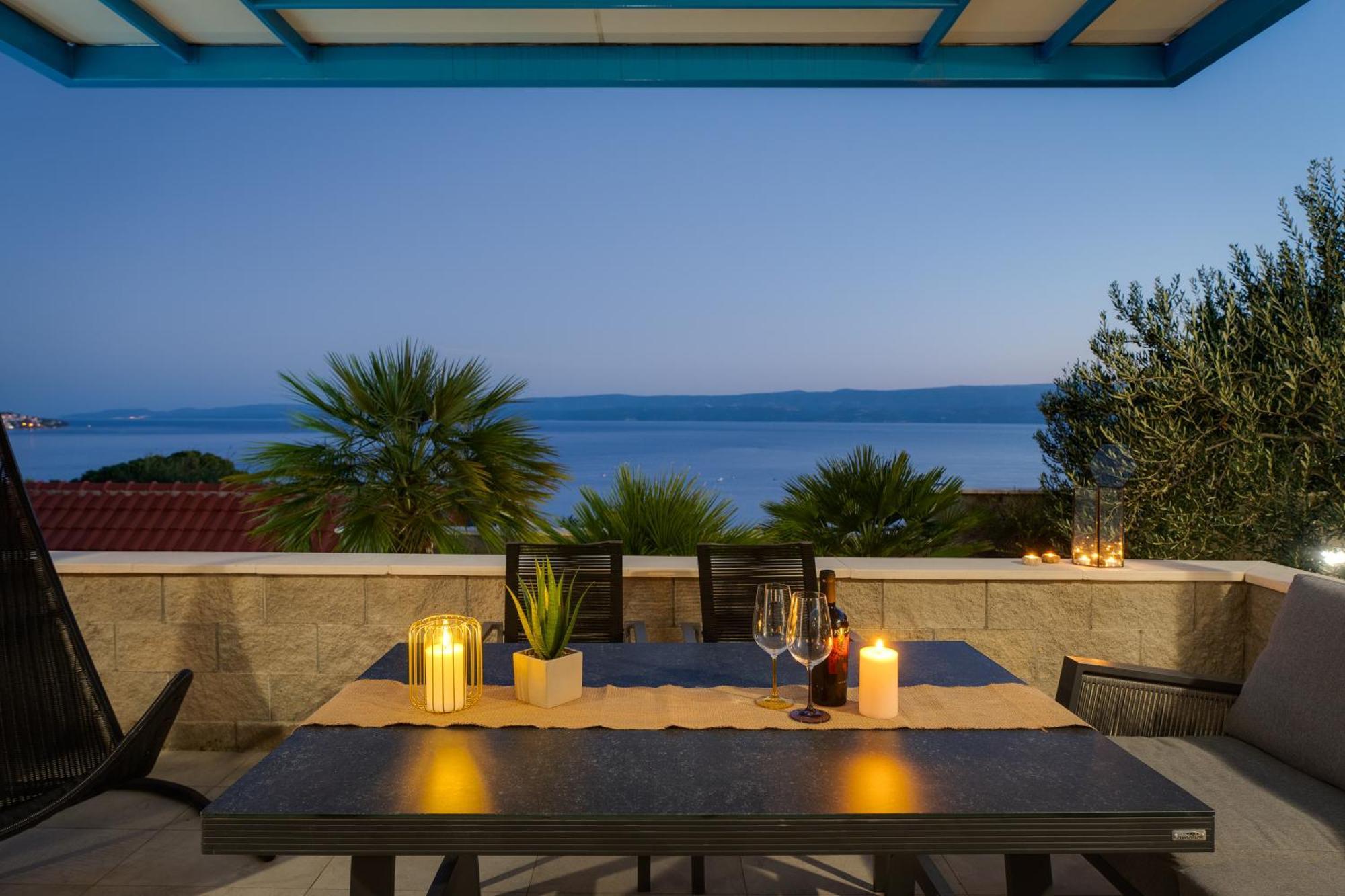Villa Allegra With 32Msq Heated Pool, 300M Far From Sandy Beaches, Open Sea View Omis Ngoại thất bức ảnh