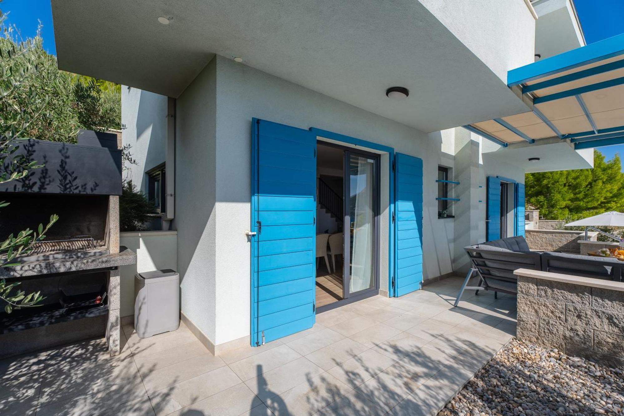 Villa Allegra With 32Msq Heated Pool, 300M Far From Sandy Beaches, Open Sea View Omis Ngoại thất bức ảnh